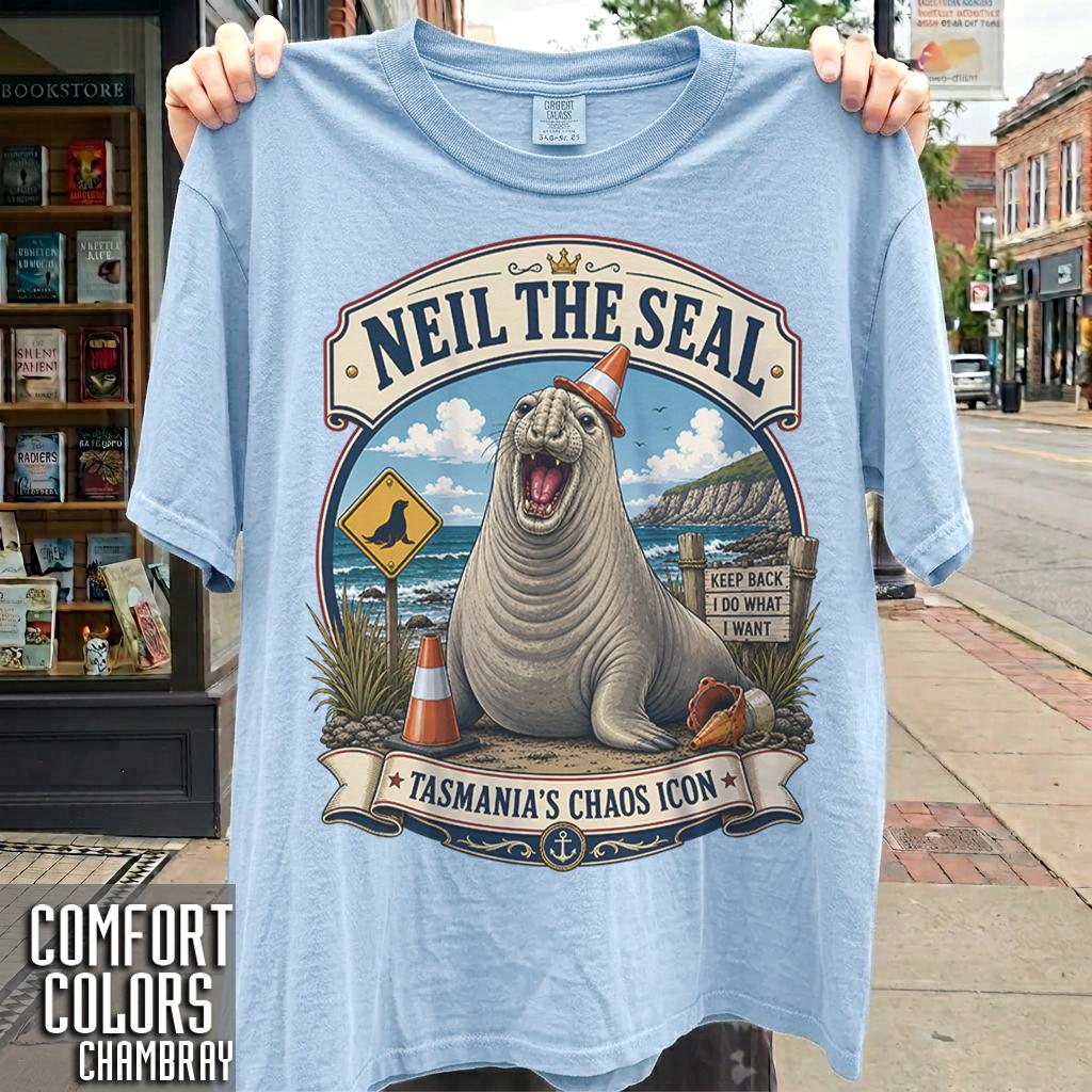 Comfort Colors Neil the Seal Graphic HFN T-Shirt