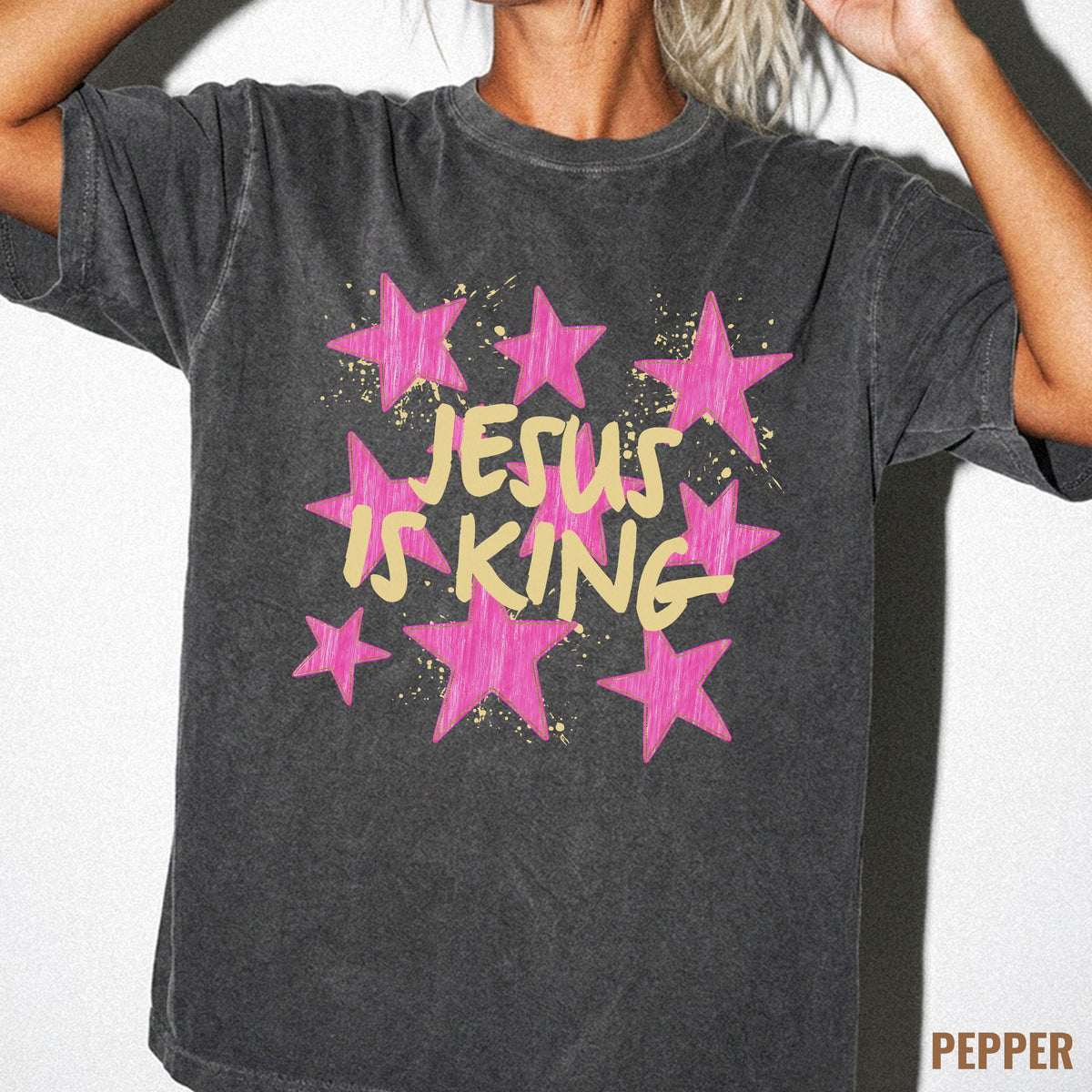 Jesus Is King Shirt | Comfort Colors Christian Tshirt | Faith Based Apparel | Bible Verse Shirt | Christian Faith Shirt | Jesus Tshirt Women NNA