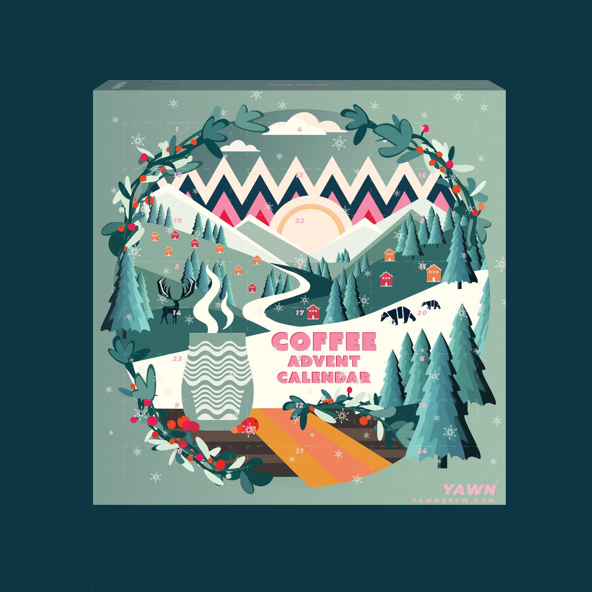Coffee Advent Calendar HG 2026: 24 Craft Specialty coffees, Fresh Roasted