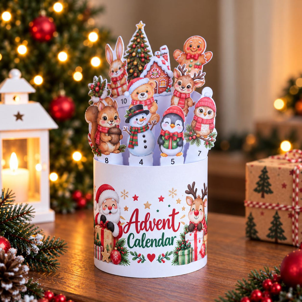 Duplo Mini Advent Calendar HG with 24 Motifs and Blank Templates | Printable Duplo Wrappers | DIY Christmas Advent Calendar HG