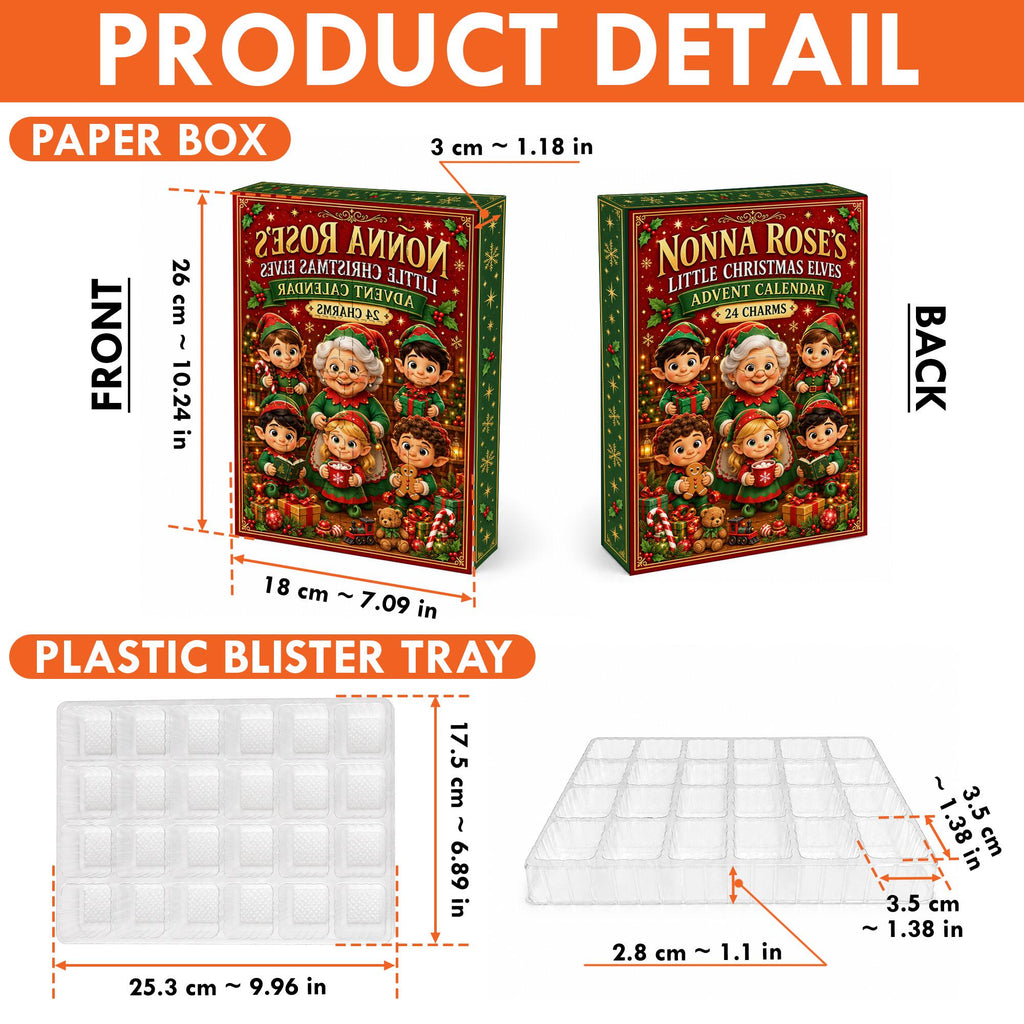 Personalized Healthcare Hero Advent Calendar HG: Custom Photo Nurse Blind Box 24 Charms