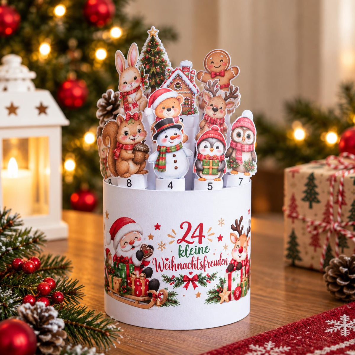 Duplo Mini Advent Calendar HG with 24 Motifs and Blank Templates | Printable Duplo Wrappers | DIY Christmas Advent Calendar HG