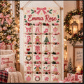 Personalized Advent Calendar HG 2026, Fabric Advent Calendar HG with Name, 24 Pocket Christmas Countdown for Kids, Xmas Gift, Holiday Keepsake