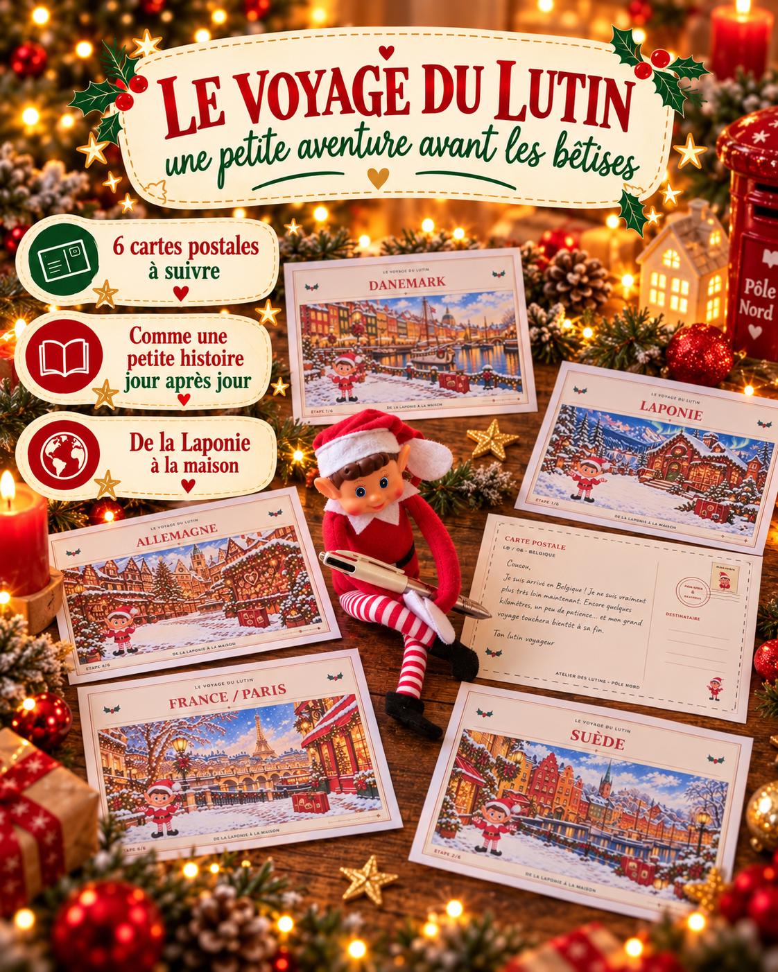 Christmas Mischief Elf Kit – 24 Ready-to-Set-Up Pranks, Mini-Scenes and Advent Calendar HG