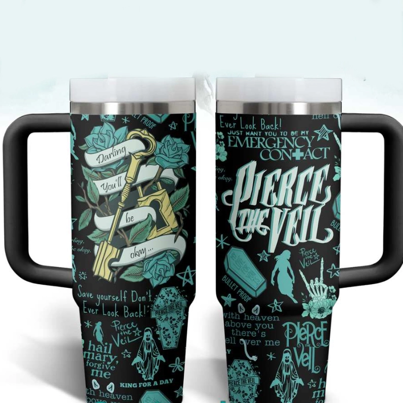 Pierce The Veil Gift for Her, Him on Birthday Xmas 30oz or 40oz Tumbler HG