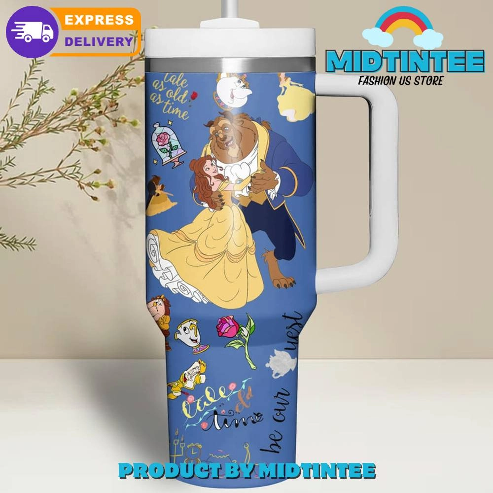 Beauty And The Beast Disney Gift for her,him, Birthday Xmas Halloween Gift 30oz or 40oz Tumbler LN