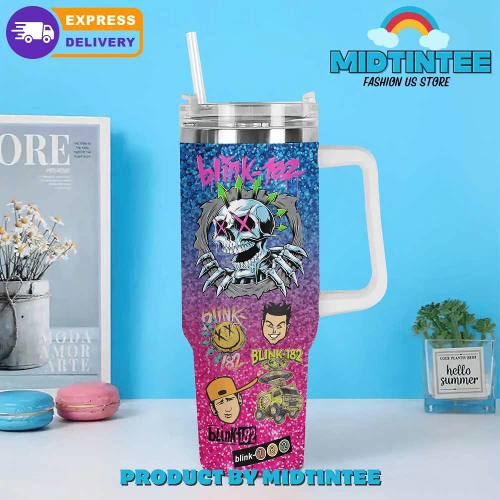 Blink 182 One More Time Birthday Xmas Gift For Her Him 30oz or 40oz Tumbler LN