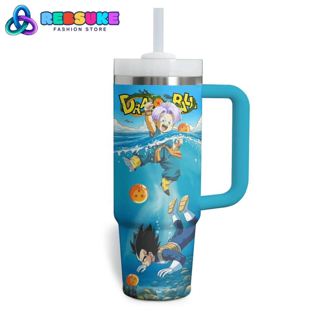 Dragon Ball Blue Sea Quencher 30oz Or 40oz Stainless Steel Tumbler With Handle HG