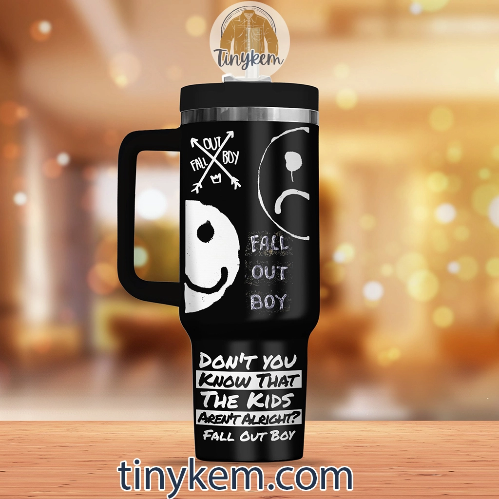 Fall Out Boys 30oz or 40 Oz Tumbler HG 2024 Tour