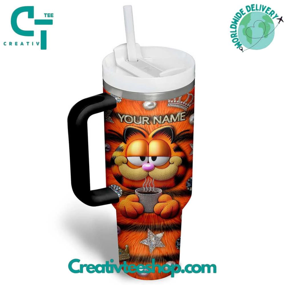 Garfield Custom Gift for Her, Him on Birthday Xmas 30oz or 40oz Tumbler LN