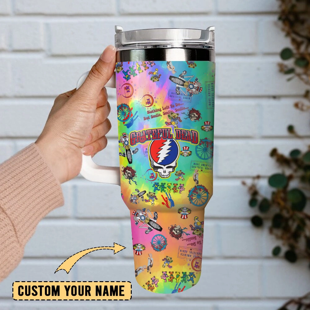 Depeche Mode Music Custom Quencher 30oz or 40oz Stainless Steel Tumbler With Handle, Best gifts for Friend Family NVA