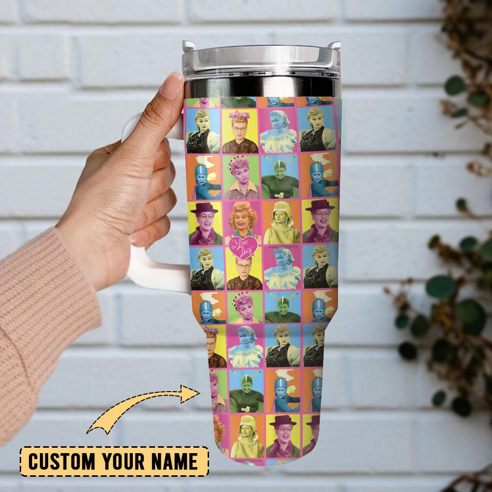 Corrie's colourful characters Film Custom Quencher 30oz or 40oz Stainless Steel Tumbler With Handle, Best gifts for Friend Family NVA