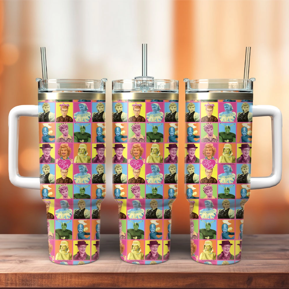 Corrie's colourful characters Film Custom Quencher 30oz or 40oz Stainless Steel Tumbler With Handle, Best gifts for Friend Family NVA