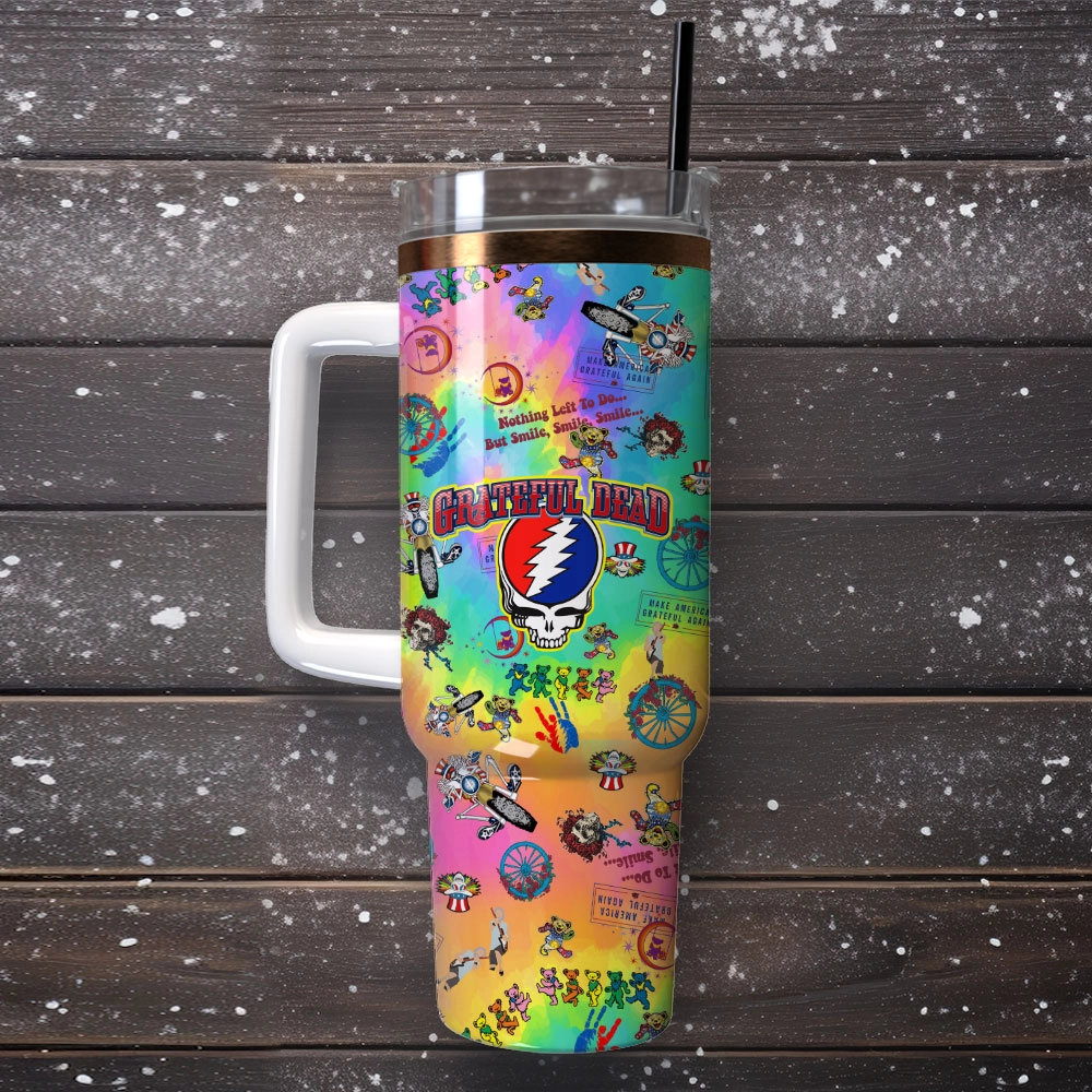 Depeche Mode Music Custom Quencher 30oz or 40oz Stainless Steel Tumbler With Handle, Best gifts for Friend Family NVA