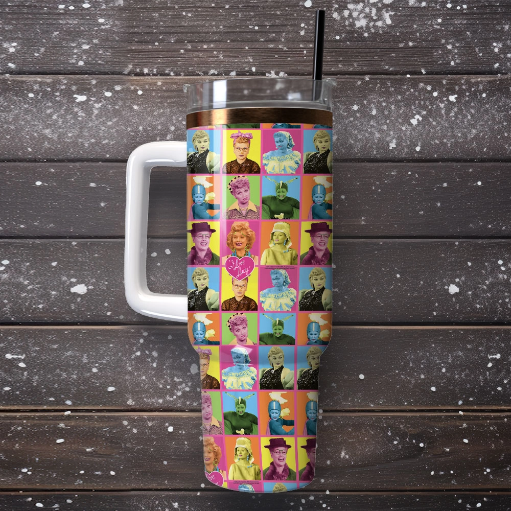 Corrie's colourful characters Film Custom Quencher 30oz or 40oz Stainless Steel Tumbler With Handle, Best gifts for Friend Family NVA