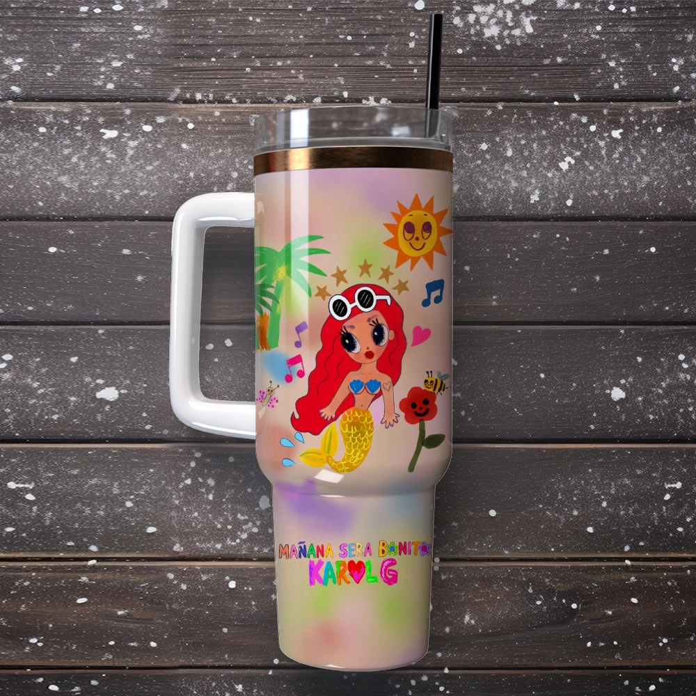 Colorful Butterfly Custom Quencher 30oz or 40oz Stainless Steel Tumbler With Handle, Best gifts for Friend Family NVA