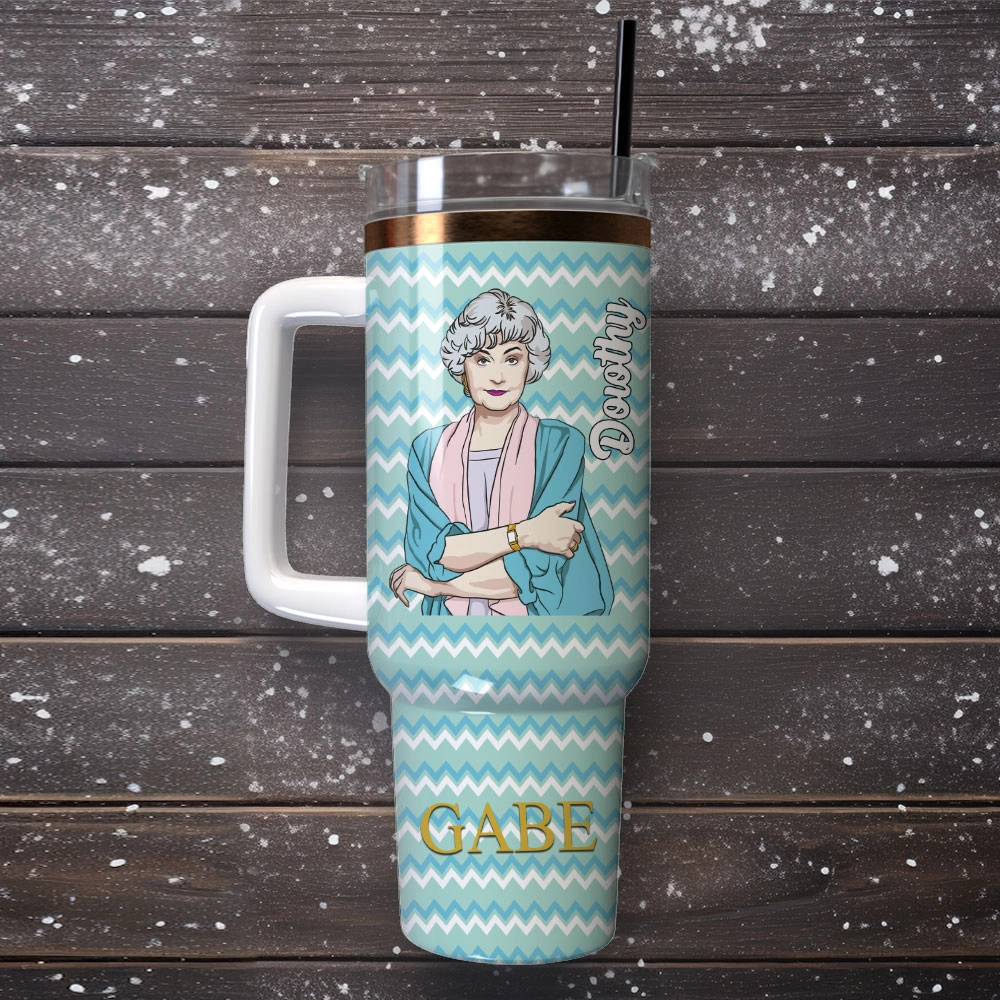 The Golden Girls TV Series Custom Quencher 30oz Or 40oz Stainless Steel Tumbler With Handle HG