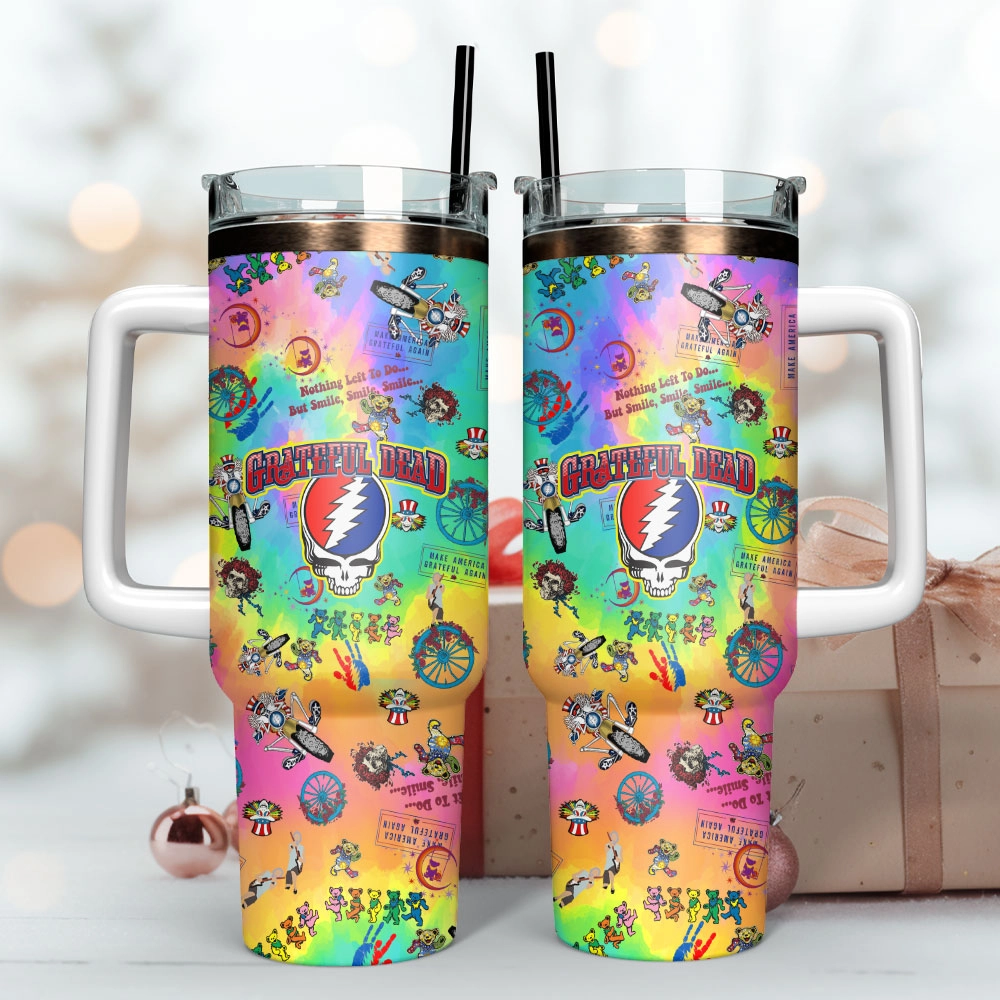 Depeche Mode Music Custom Quencher 30oz or 40oz Stainless Steel Tumbler With Handle, Best gifts for Friend Family NVA