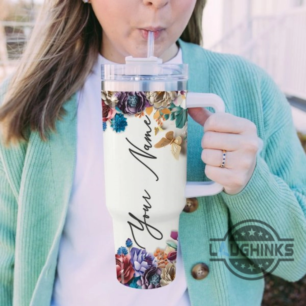 Halloween Gift Nightmare Before Christmas Tumbler 40 Oz Custom Name Jack Skellington HG