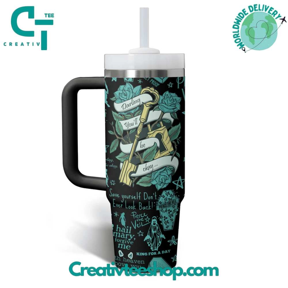 Pierce The Veil Gift for Her, Him on Birthday Xmas 30oz or 40oz Tumbler HG