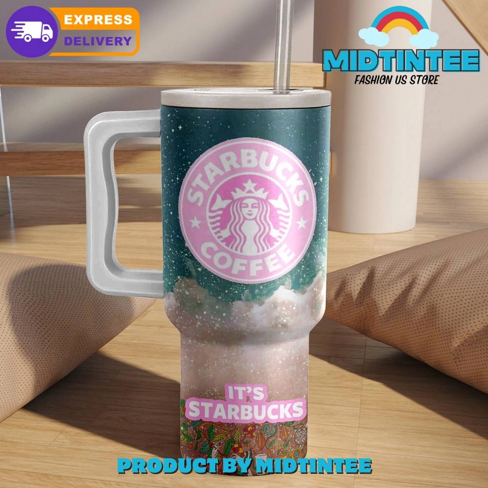 Starbucks Coffree Happy Valentine Gift For Her, Him 40oz Tumbler LN