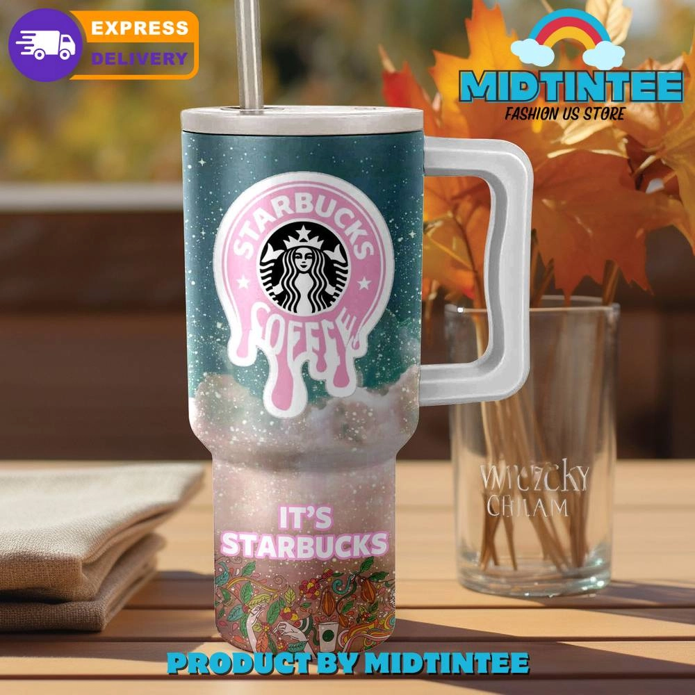 Starbucks Coffree Happy Valentine Gift For Her, Him 40oz Tumbler LN