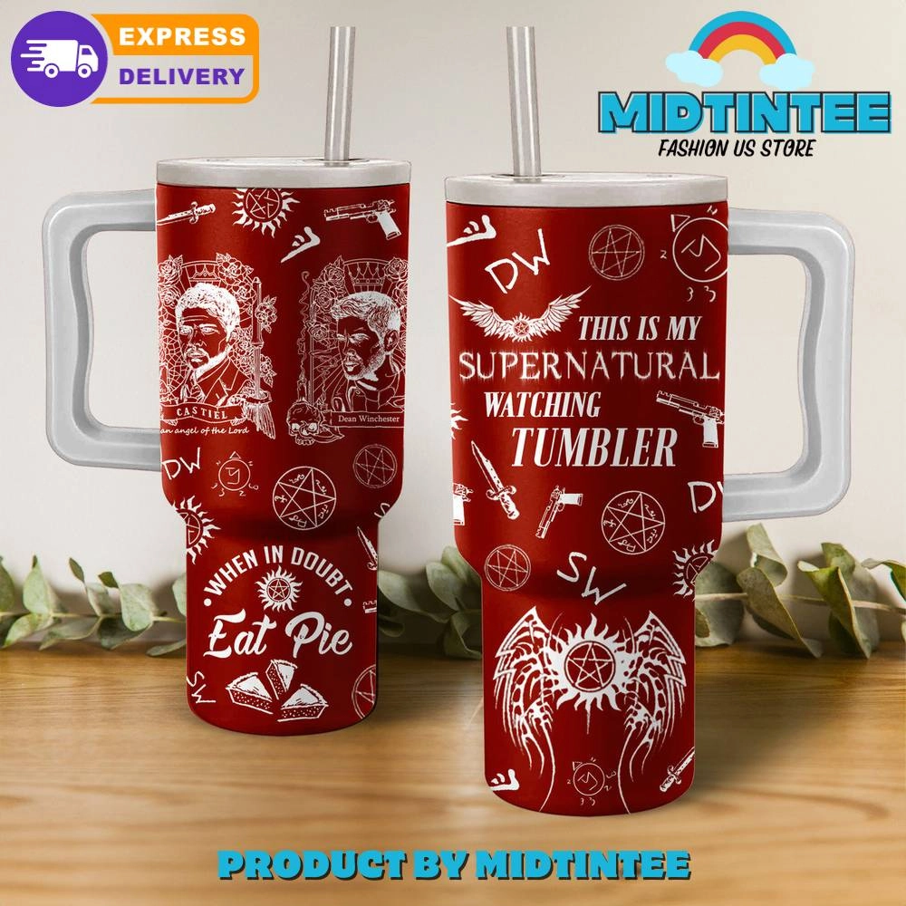 Supernatural This Is My Watching Gift For Her, Him 40oz Tumbler LN