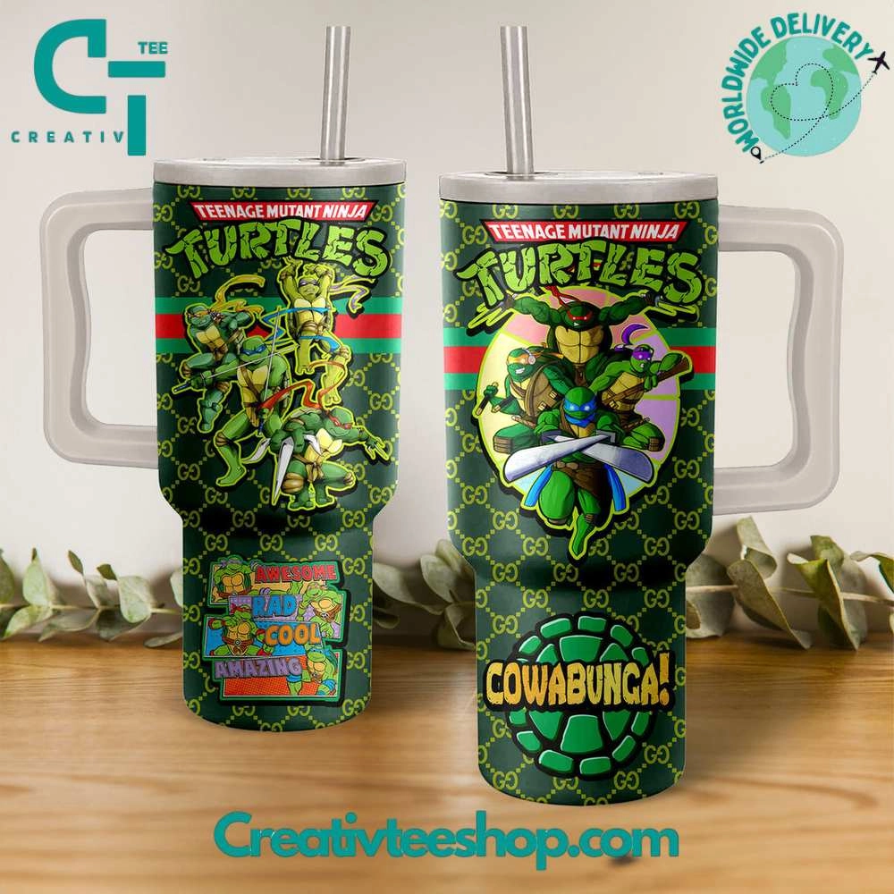 Teenage Mutant Ninja Turtles Cowabunga Gift for Her, Him on Birthday Xmas 30oz or 40oz Tumbler LN