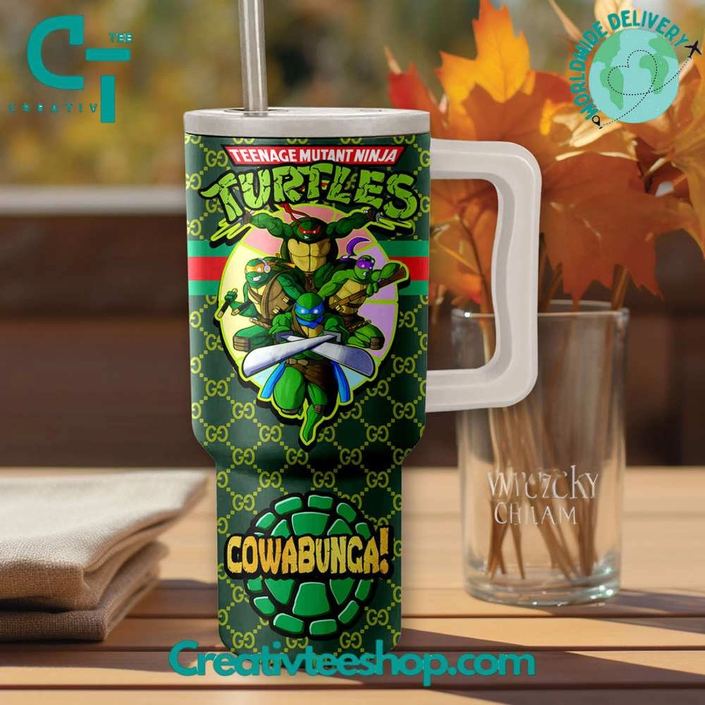 Teenage Mutant Ninja Turtles Cowabunga Gift for Her, Him on Birthday Xmas 30oz or 40oz Tumbler LN