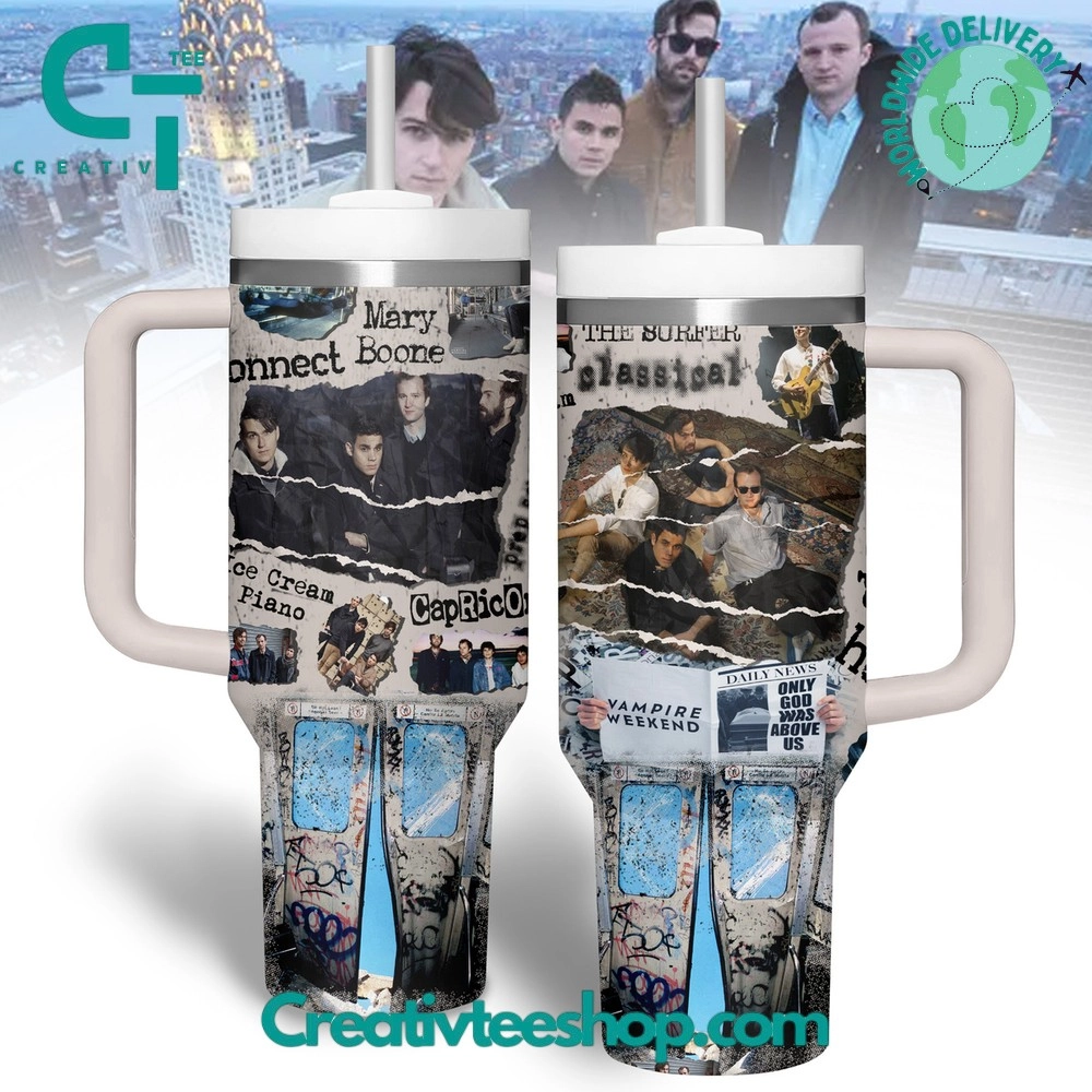 Vampire Weekend Gift for Her, Him on Birthday Xmas 30oz or 40oz Tumbler LN