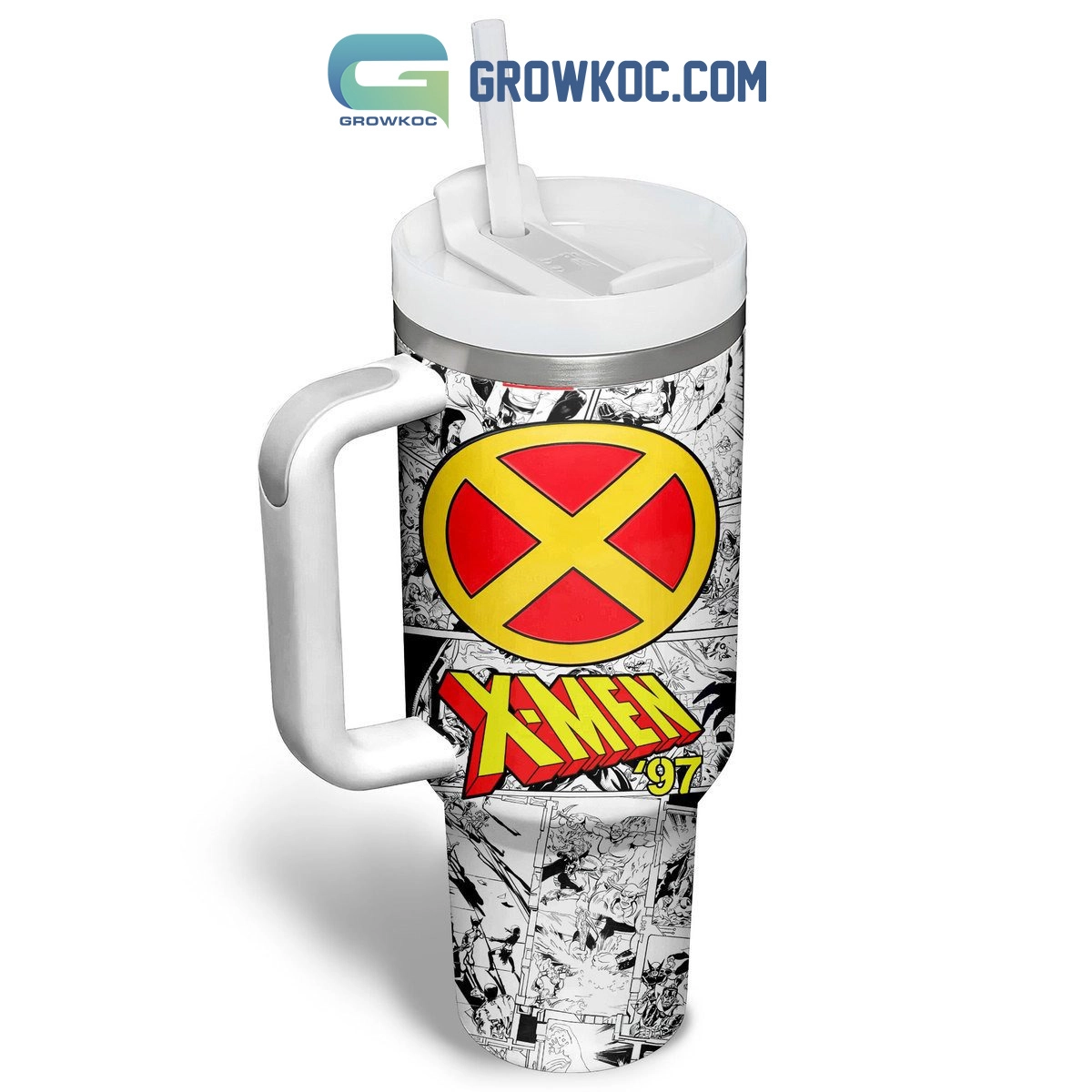 X-Men ’97 Previously On X-Men Fan 30oz or 40oz Stainless Steel Tumbler With Handle HG