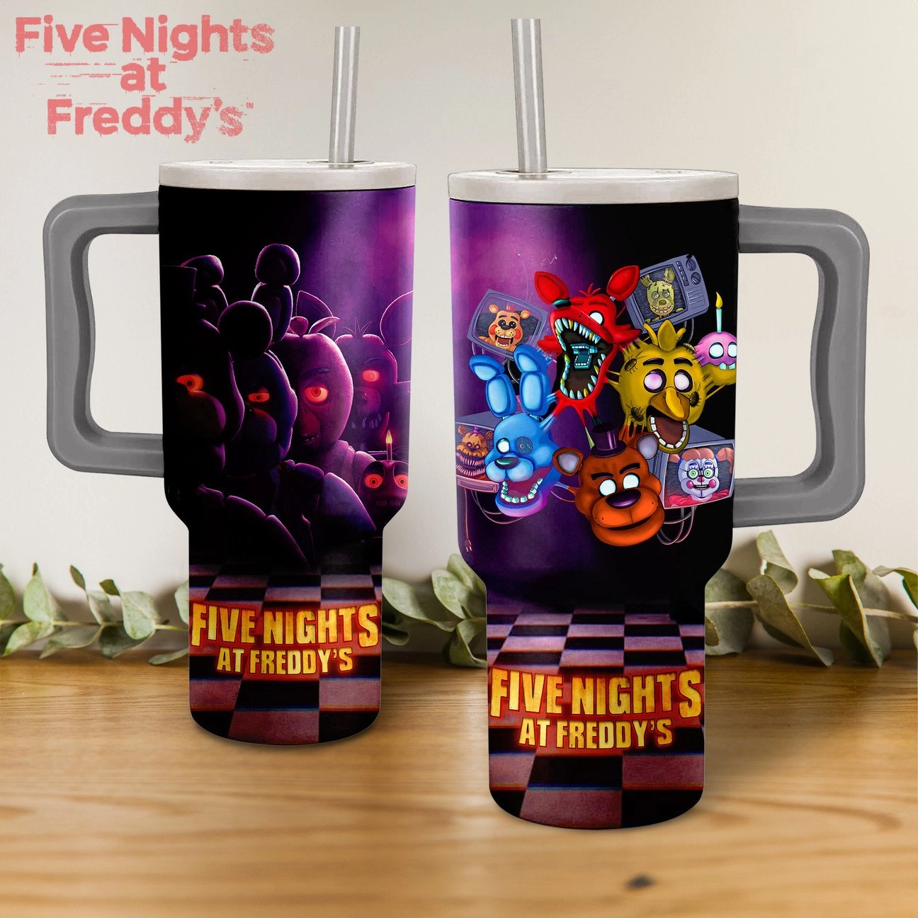 Five Nights at Freddys Movie Gift For Her, Him 40oz Tumbler LN