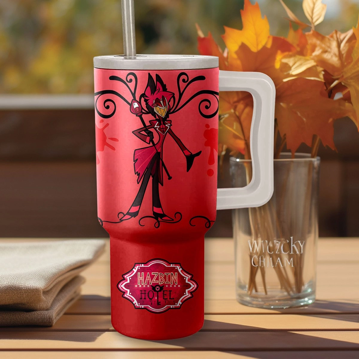 Hazbin Hotel TV Series Custom Quencher 30oz or 40oz Stainless Steel Tumbler HG With Handle