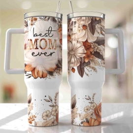 30oz or 40oz best mom ever tumbler HG Mother Day gifts