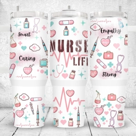 Nurse 30oz or 40oz Quencher Tumbler Gift For Her Him Birthday Gift LN  Nurse Tumbler Gift For Nurse