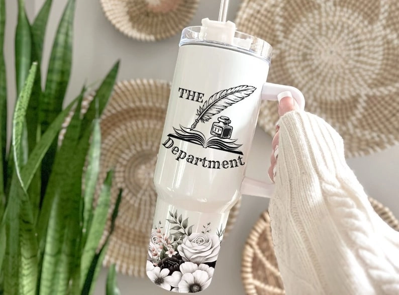 Taylor Swift Album the tortured poets department In love and Poetry Tortured Poet Swiftie University 30oz or 40oz Stainless Steel Tumbler With Handle HG