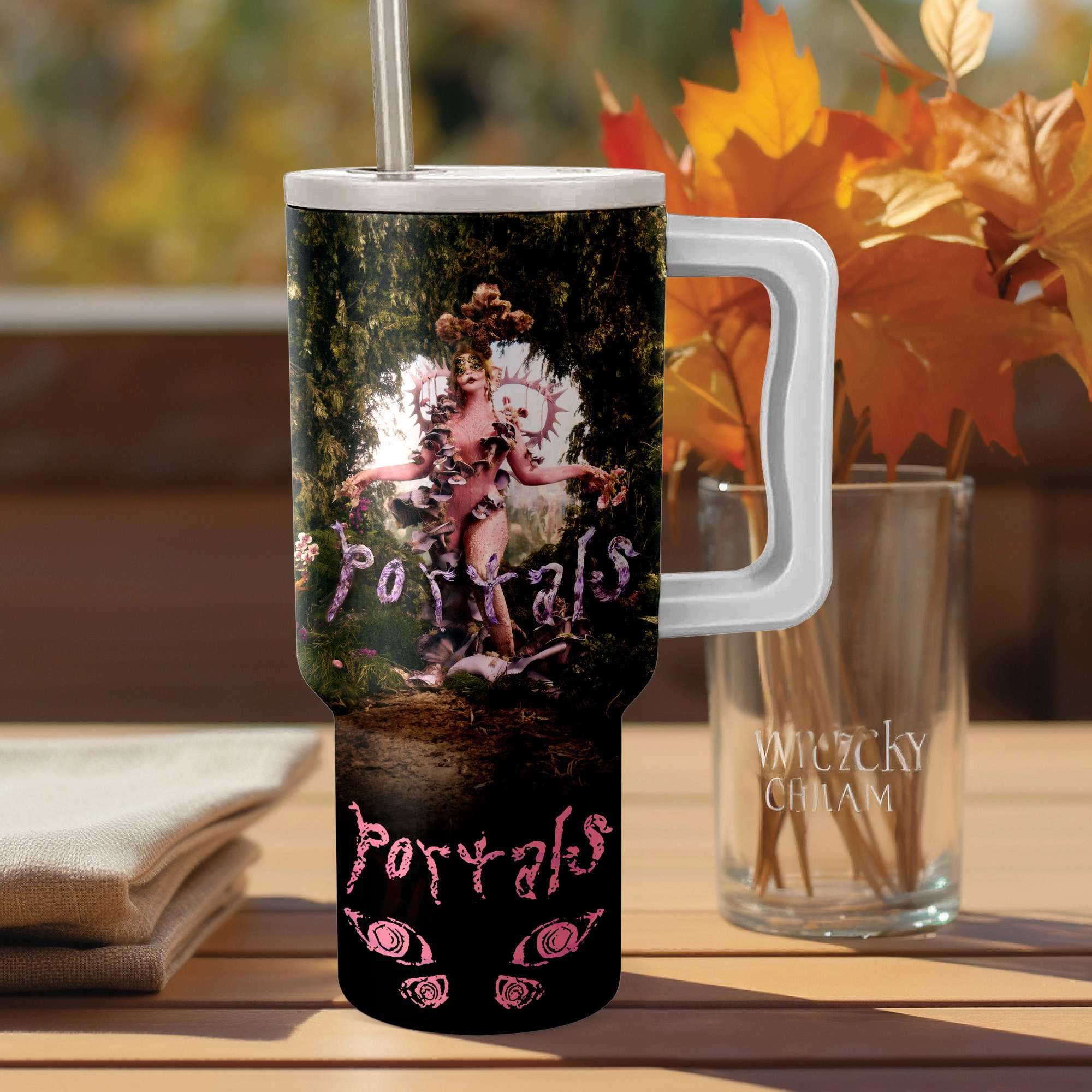 Melanie Martinez Portals Music Custom Stanley Quencher 40oz Stainless Steel Tumbler HG With Handle