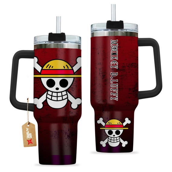 Monkey D.Luffy One Piece Anime Custom Quencher 30oz Or 40oz Stainless Steel Tumbler With Handle HG