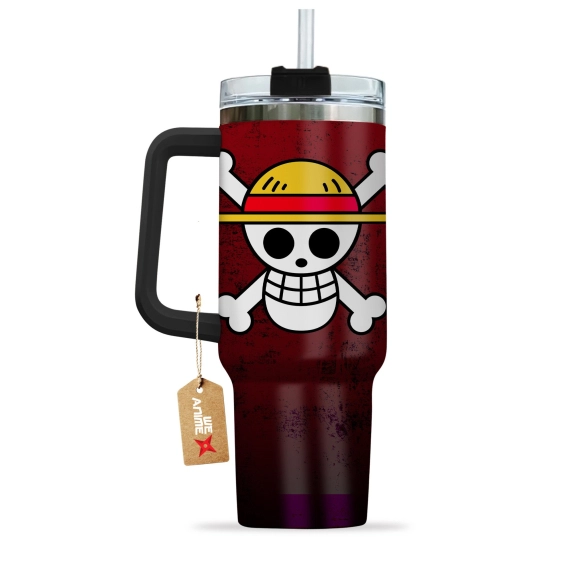 Monkey D.Luffy One Piece Anime Custom Quencher 30oz Or 40oz Stainless Steel Tumbler With Handle HG