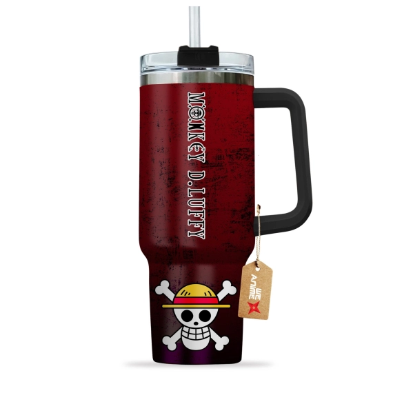 Monkey D.Luffy One Piece Anime Custom Quencher 30oz Or 40oz Stainless Steel Tumbler With Handle HG