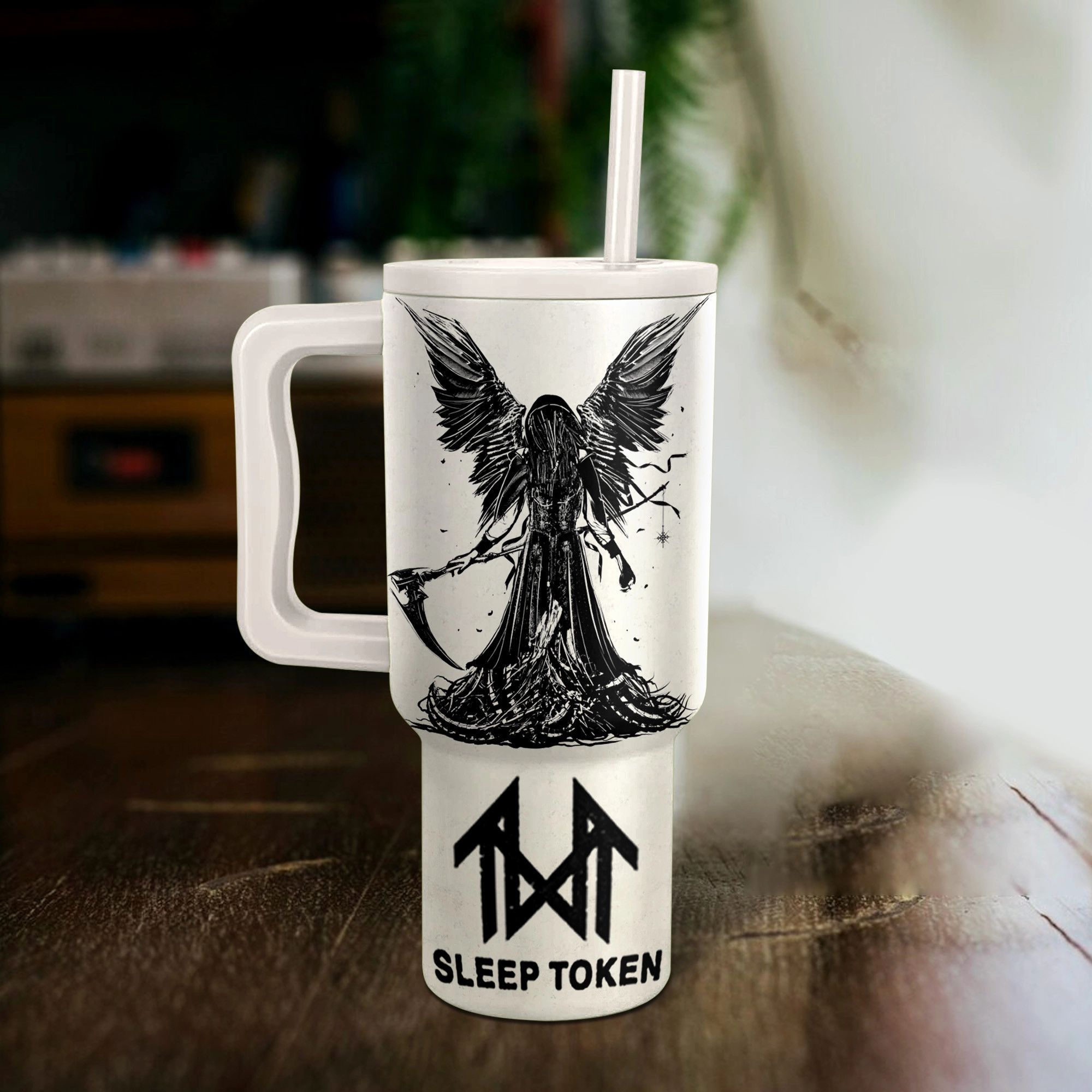 Slep Tken Band Music Custom Stanley Quencher 40oz Stainless Steel Tumbler HG With Handle