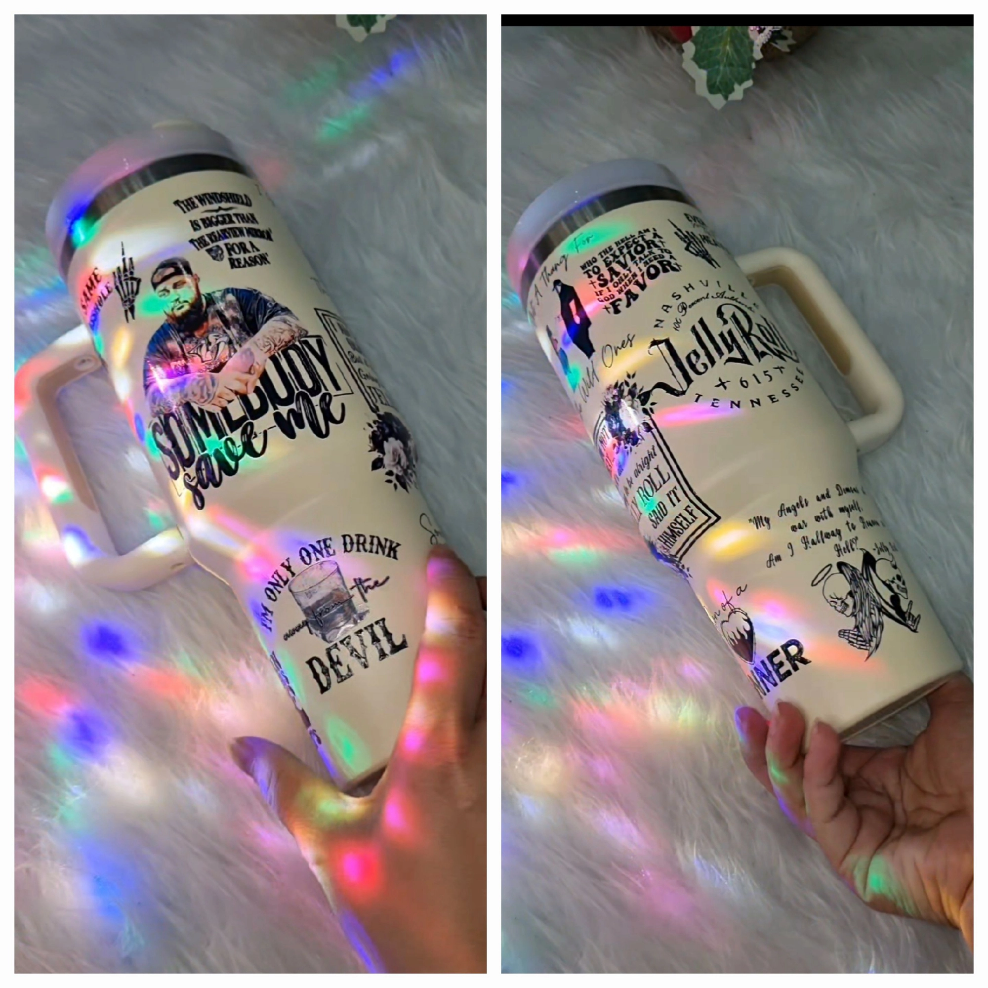 Jelly Roll The Best #1 Fan Its All Be Alright Customized 30oz or 40oz Stainless Steel Tumbler With Handle HG
