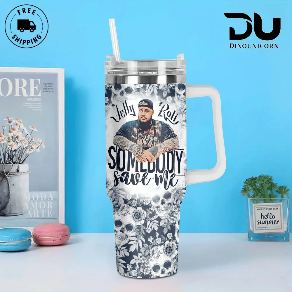 Jelly Roll Stanley Stanley Quencher 30oz or 40oz Stainless Steel Tumbler With Handle HG